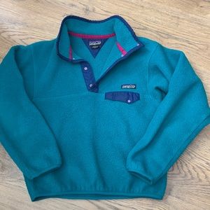 Rare Vintage Kids Patagonia Snap T Fleece 80s 90s